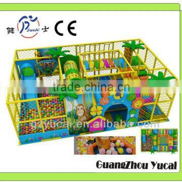 Kids indoor playground equipment with ball pool