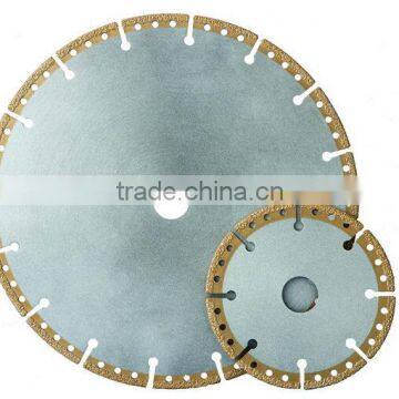 Vaccum brazed diamond saw blade