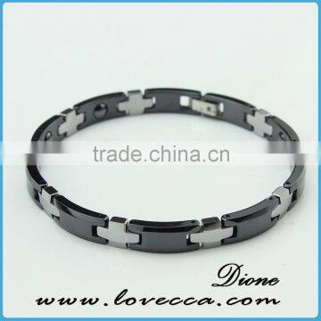 IP Black plating tungsten steel bracelet
