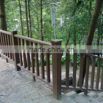 Wood Plastic Composite Decking WPC Profile for Railing Pavilion