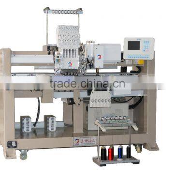 Single head chenille towel chain stitch / cording coiling / twin sequins computerized embroidery machine