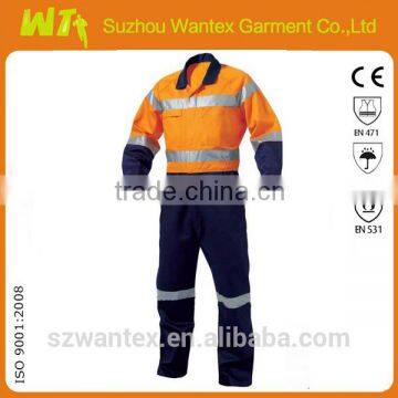 100% cotton hot sale cheap bulk reflection life working coverall