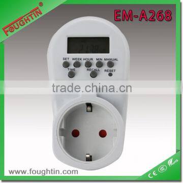 German Plug Digital Weekly Timer socket, Countdown Timer
