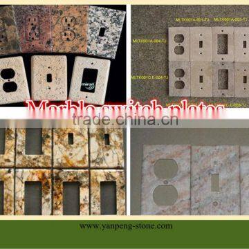 Natural Marble Stone Switch Plates