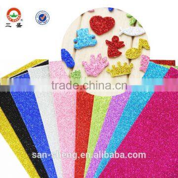 Colorful glitter goma eva foam sheet , Glitter eva sheet for carft