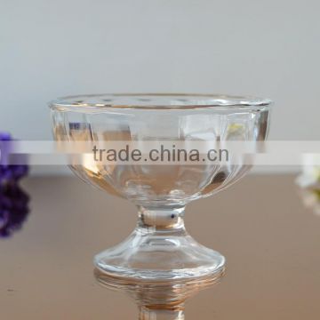 Hot sale 200ml glass ice cream cup with good price