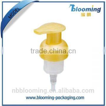 40mm PP cosmetic foaming pump dispenser, 40mm hand shampoo foaming pump for bottle packaging