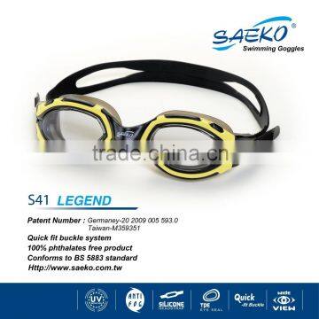 Legend - UV Protection Wide Vision Open Water One Piece Swimming Goggles photo-1