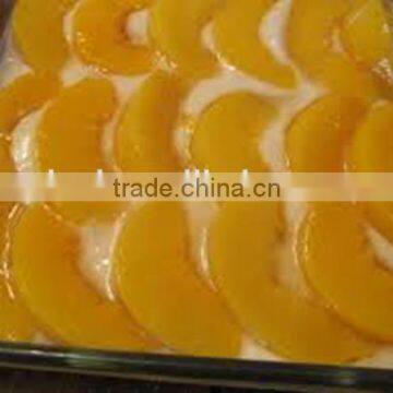 canned yellow peach halves in light syrup