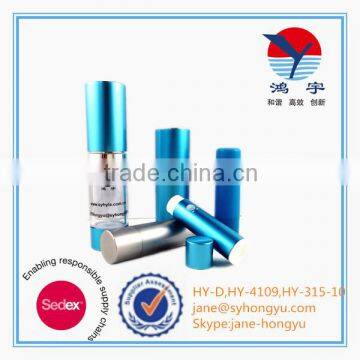 Aluminum airless pump lotion bottle
