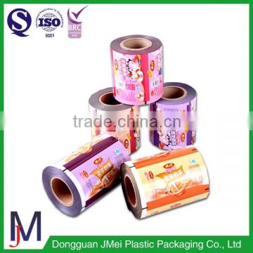 laminating food grade plastic packaging film roll for food