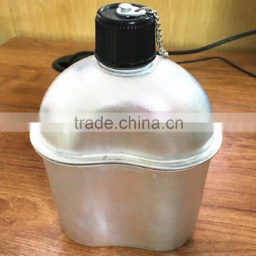 China Supplier US Military Bottle 1L Outdoor Camping Cooking Cup Military Kettle Water Bottle Canteen