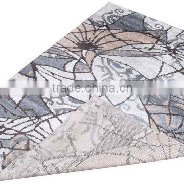 Hand Knotted 15K Grey/Cream/Brown Wool Viscose Carpets photo-3