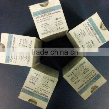 ISO polypropylene suture with needle