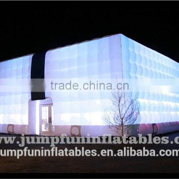 2016 advertising Inflatable Cube Structure,White Inflatable Building for events/Large wedding tent