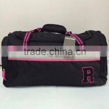 Black Pink Fashionable Travel Bag