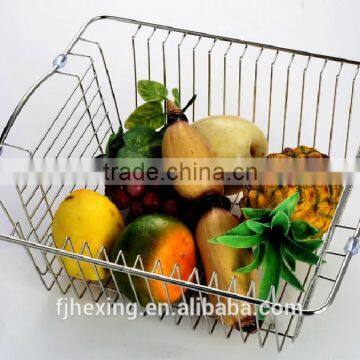 metal wire fruit basket stainless steel fruit basket hanging wire baskets for kitchen