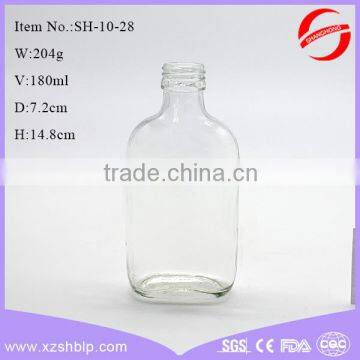 hot sale 130ml cheap Glass Whiskey Bottle with screw cap