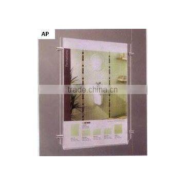 ceiling suspending clear Acrylic Poster Frame