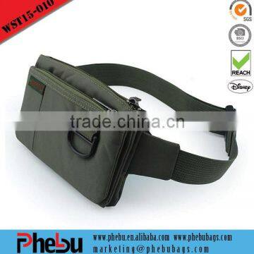 RFID Blocking Security Travel Passport Money Belt bag(WST15-010)