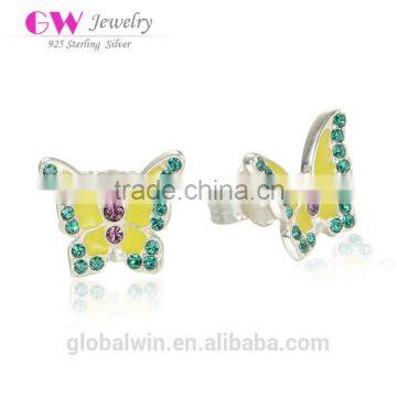 Cheap And High Quality Wholesale Butterfly Stud New Design Earrings