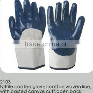 Working glove,nitrile coated gloves