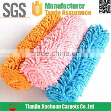 100% polyester microfiber chenille antislip rug