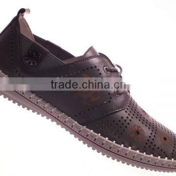 Newest Genuine Leather Men Footwear in Guangzhou Factory