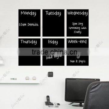 High Quality DIY Blackboard Sticker Weekly Planner