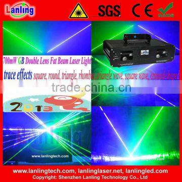 Professional double tunnel fat beam DJ laser lighting equipment show for sale