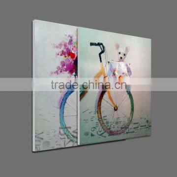 New Designs Abstract Oil Paintings Bycicle photo-2