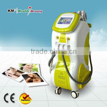 Newest 3 in1 e-light rf laser hair removal equipment with free buyer logo service