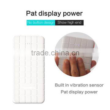 10000mAh Portable Cellphone Battery Charger Built-in Micro USB Cable Chocolate External Battery Power Bank photo-5