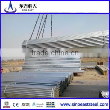 Pre galvanized welded steel pipe / reasonable galvanized steel pipe price