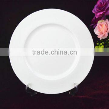 bone china plate, ceramic white plate