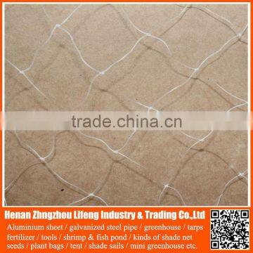 high quality pe anti bird netting , plastic hdpe bird hunting device trap net , nylon plant fruit support safety net wire mesh