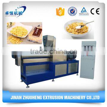 Automatic Crunchy breakfast cereal Cornflex extruder machinery