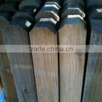 Carbonized Oak Wood Stake