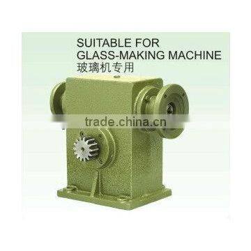 Special gearbox/speed gear reducer for glass-making machine