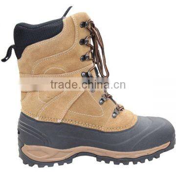 Mens High Quality Warm Leather Snow Boots