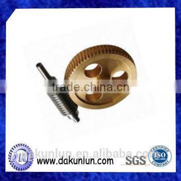 Customized Small Metal Brass Worm Gear photo-3