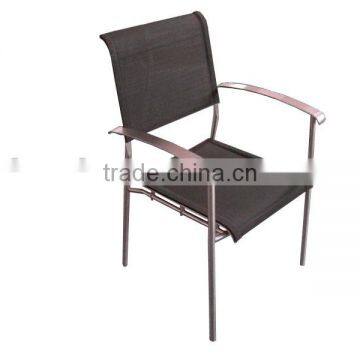 outdoor stainless steel mesh dining chair