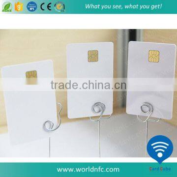 0.84MM Thickness CR80 SLE 5542 Chip Smart Rewritable Contact Card