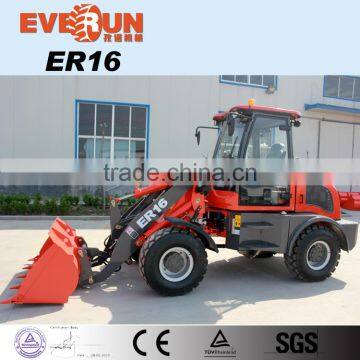 Everun CE New Wheel Loader ER16 with Electric Joystick/Quick Hitch for Sale