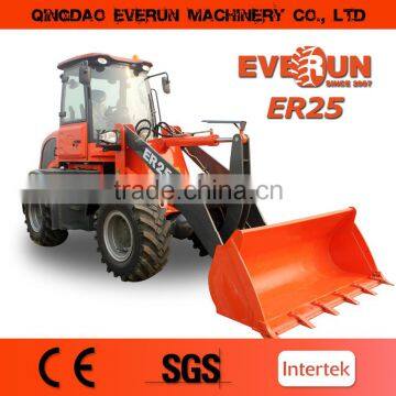 Everun 2.5 ton Snow Bucket Wheel Loader With CE Approved