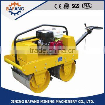 gasoline engine GX270 walk behind double drum road roller