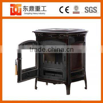 American Style Freestanding Enamel Fireplace/Wood Fireplace With Brown Colour DHF905UCE photo-3
