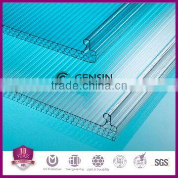 GENSIN U-lock polycarbonate honeycomb hollow sheet