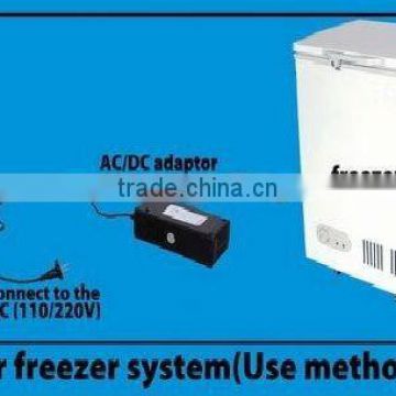 solar top open chest freezer