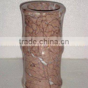 BEAUTIFUL MARINA PINK MARBLE FLOWER VASES photo-3